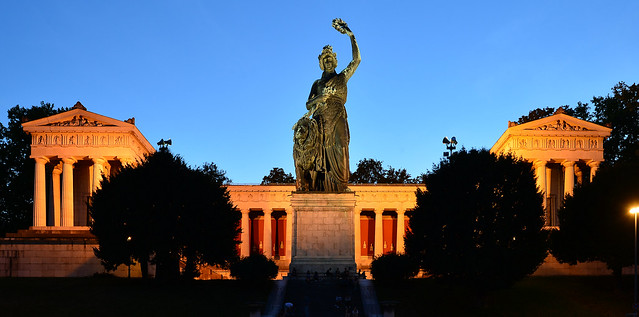 Munich - Bavaria Statue and Ruhmeshalle