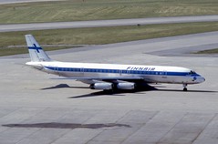 OH-LFT Finnair DC-8-62CF at YYZ in June 1978, long before it was re-engined and ending up as Samaritanu2019s Purse acft!