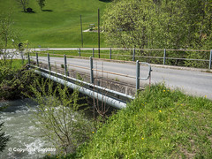 SAA210 Road Bridge over the Saane River, Gsteig b. Gstaad, Canton of Bern, Switzerland