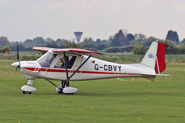 G-CBVY Comco-Ikarus C42 FB UK Grandpa's Flying Group EGCL 07-05-22