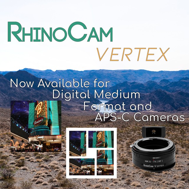 RhinoCam Vertex for Digital Medium Format and APS-C