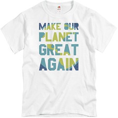 Make our planet great again men's t shirt.
