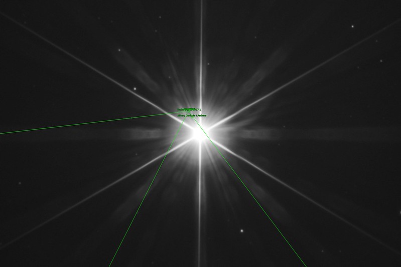 シリウス (2022/3/12 20:05) (astrometry.net でプレートソルブ)