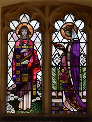 St Margaret of Anticoh and St Margaret of Scotland (Trena Cox, c1920)