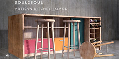Soul2Soul. Artisan Kitchen Island at Soul2Soul Mainstore