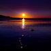 Sunset at Gullane beach