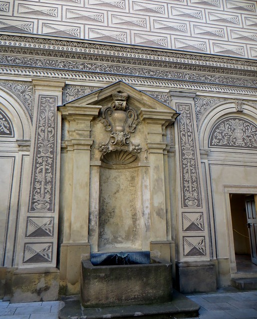 Palais Schwarzenberg (1545-1542, place Hradčany, Prague, République tchèque.