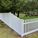 			granitestatefencenh posted a photo:	We installed two types of vinyl for this property in Merrimack, NH. The fencing included a 6’ white vinyl privacy fence with a transition panel into 4’ dogear spaced picket vinyl fence.#MerrimackNH #Vinylfencing #privacyfence granitestatefence.com/vinyl-fencing-installed-in-merrimac...