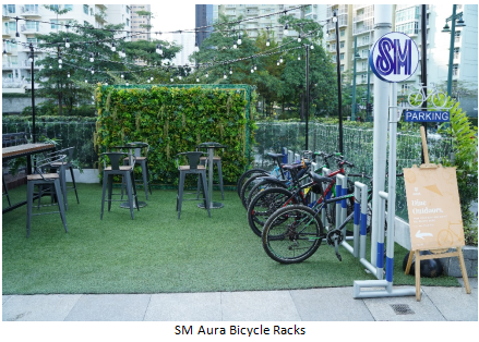 SM Aura Bicycle Racks