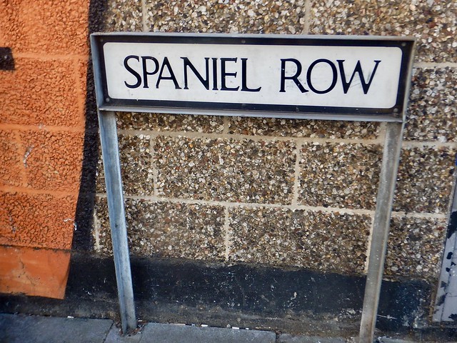 Spaniel Row Sign