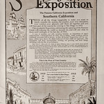 Tue, 2022-05-17 10:18 - The Panama-California Exposition was held in San Diego between January 1, 1915 and January 1, 1917.  The exposition celebrated the opening of the Panama Canal, and was meant to tout San Diego as the first U.S. port of call for ships traveling north after passing westward through the canal.  