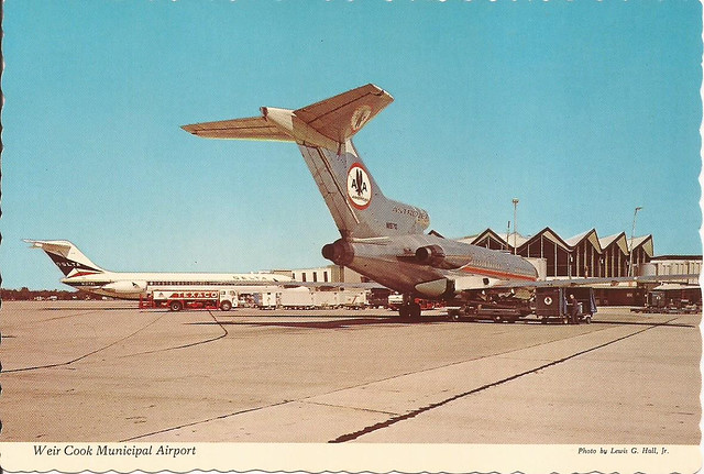 Indianapolis International Airport (Weir Cook Municipal) (IND) postcard - circa late 1960's