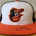 2022 Baltimore Orioles Chris Owings Jackie Robinson Day cap. #11, NewEra size 7 1/8. Light usage, ‘42’ patch, ‘11’ written on bill. Autographed. Worn 4/15/22 vs. NYY, Owings 2 AB 2 BB. MLB Hologram/LOA JC311820.