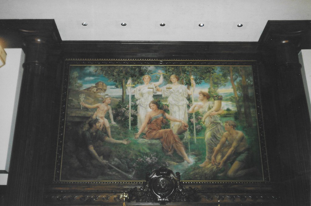 Luzerne County Pennsylvania - Courthouse Number 3 Mural  - Historic