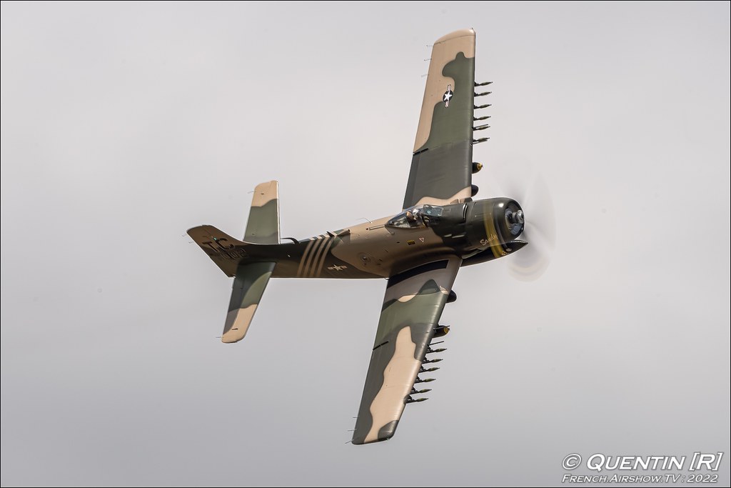 Douglas A-1 Skyraider F-AZHK Sandy Airexpo Muret-Lherm