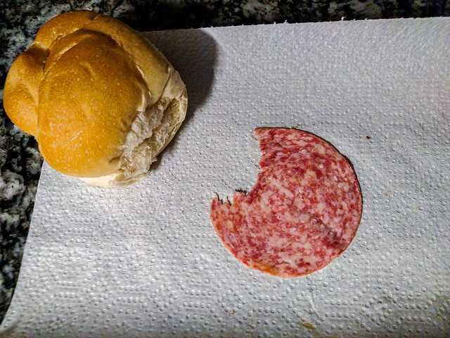 What villain took a bite of the last piece of salami I was saving for my lunch?