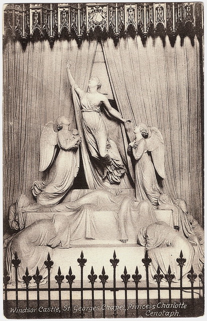 Windsor Castle - St. George's Chapel - Cenotaph of Princess Charlotte