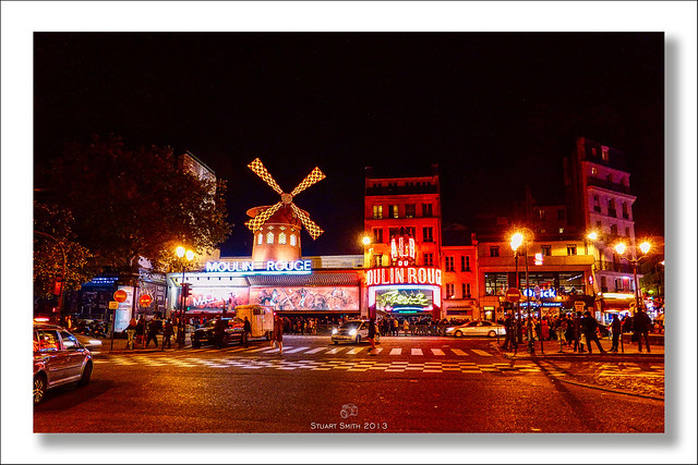 Moulin Rouge, Boulevarde de Clichy, Montmartre, Paris, France