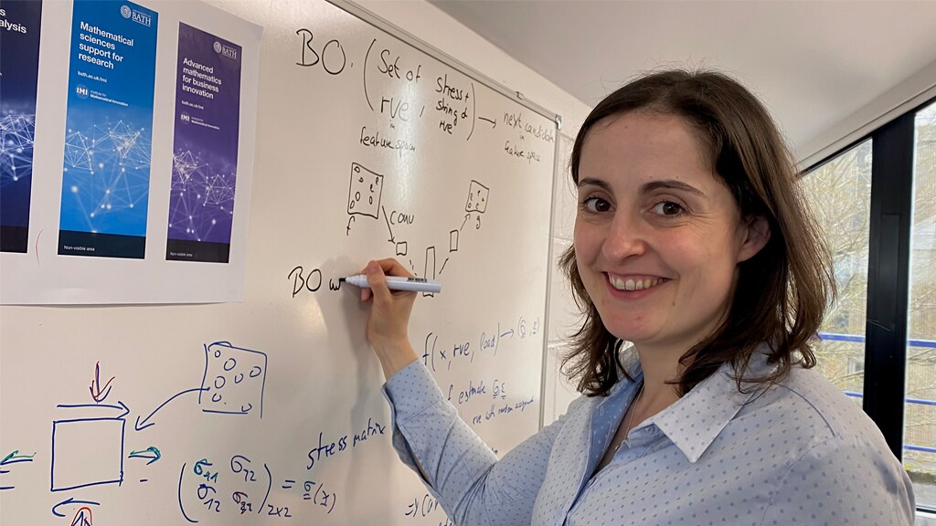 Dr Beate Ehrhardt, Mathematical Innovation Research Associate at the University of Bath's Institute for Mathematical Innovation (IMI).