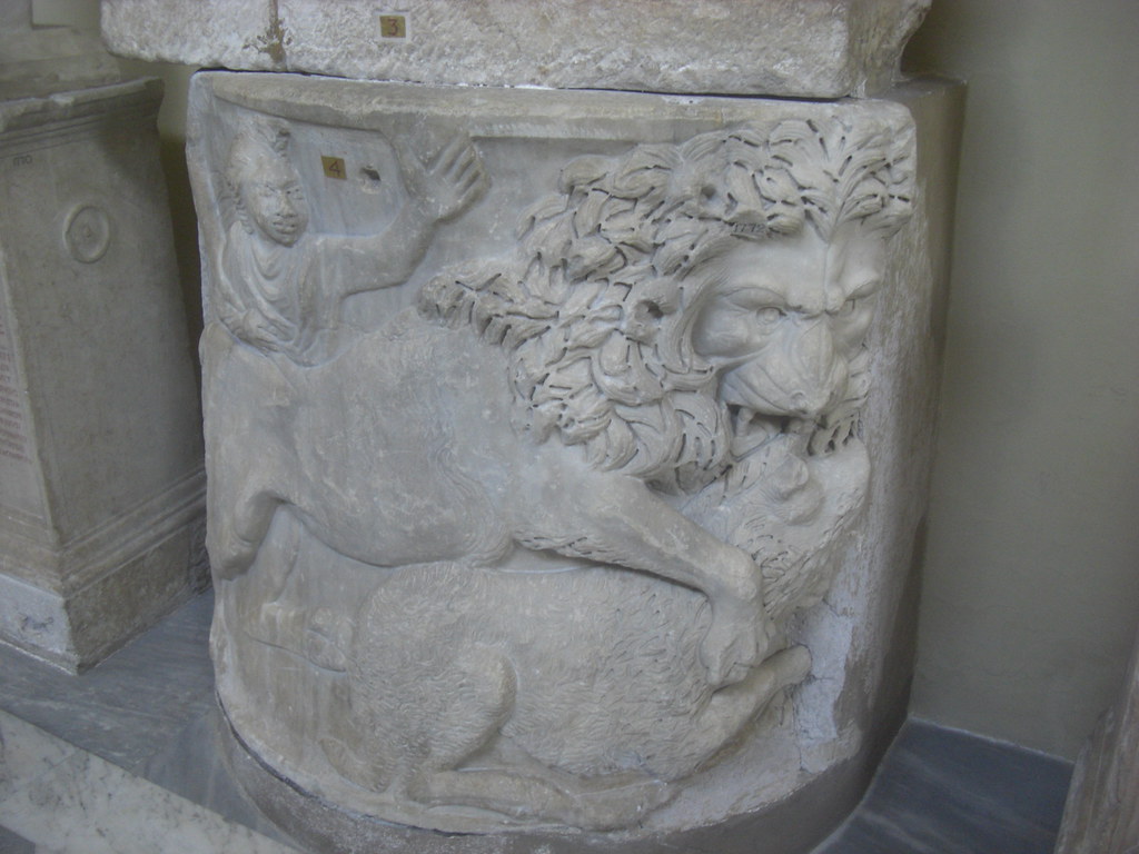 Deer Rome Relief of a Lion Attacking a Deer? | Rome. Vatican Museum. | Flickr