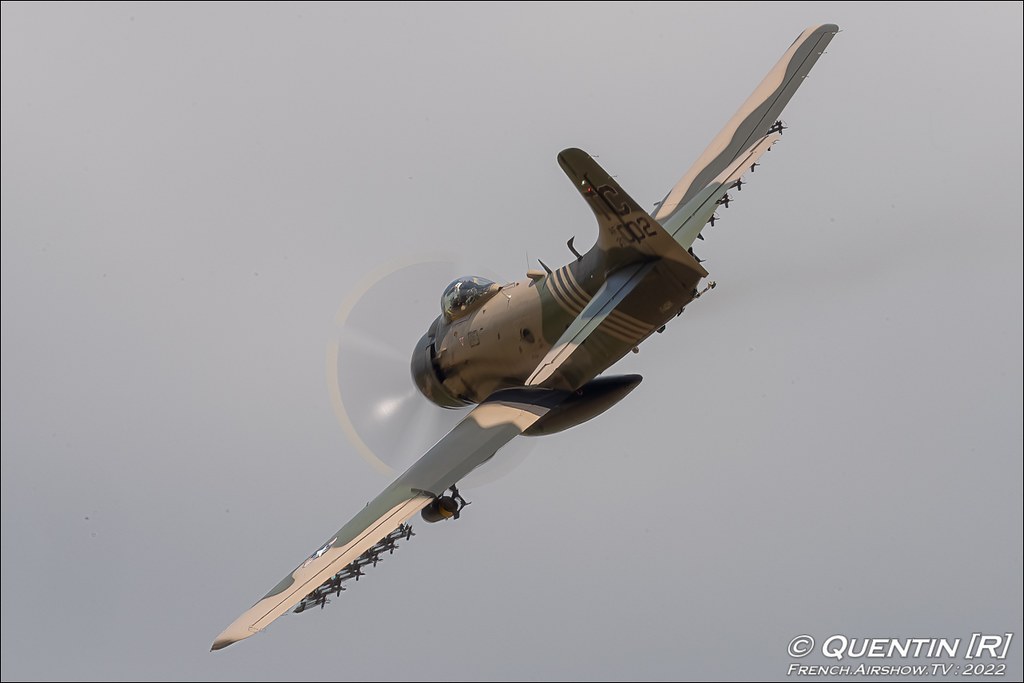 Douglas A-1 Skyraider F-AZHK Sandy Airexpo Muret-Lherm