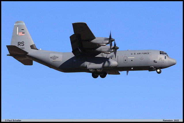 C130 J -30 16-5883 RS 86AW 37AS Ramstein mars 2022