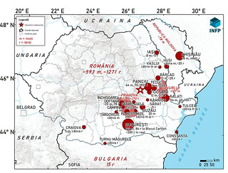 Harta victime 1940 zoom Romania