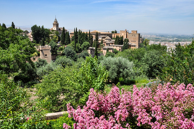 Complexe palatial de l’Alhambra, Grenade,  Espagne!