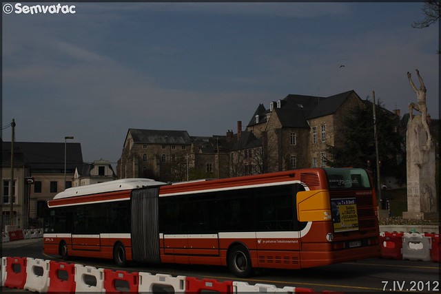 Irisbus Agora L GNV – Setram (Société d'Économie Mixte des TRansports en commun de l'Agglomération Mancelle) n°774