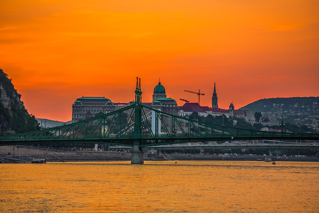 Budapest at golden hour