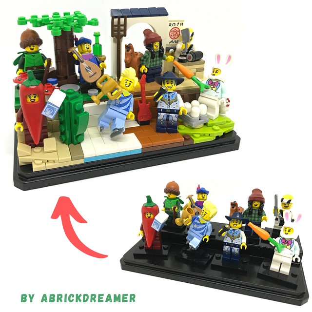 Custom LEGO Minifigure Display