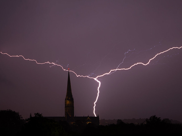 Storm over Salisbury Cathedral v3