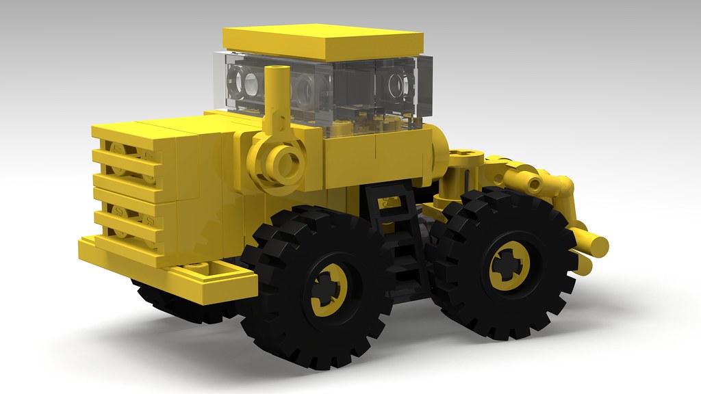 Updated articulated tractor, now closer to the Kirovec K-700