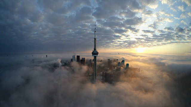 Toronto in Fog