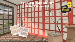 Atelier Burgundy . Japanese Panels AD2