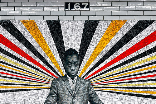 167th St. Station. James Baldwin Mural. New York, NY.