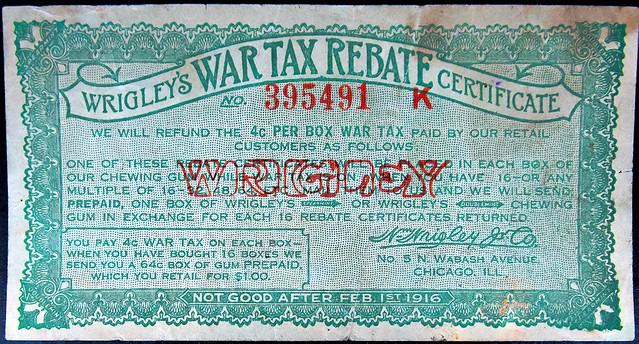 War Tax Rebate