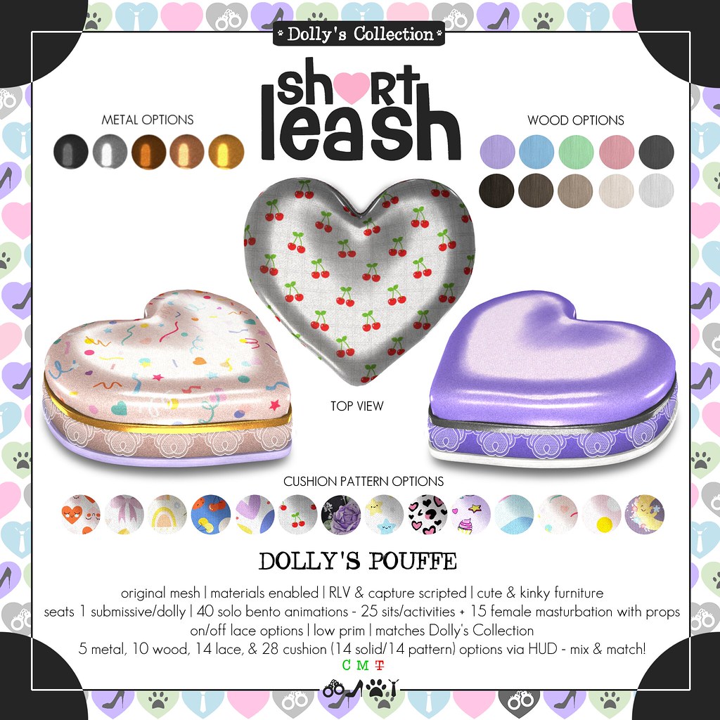 :Short Leash:. Dolly's Pouffe