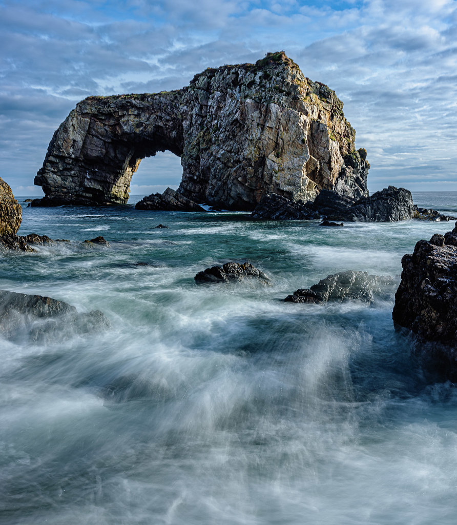 The Great Pollet Sea Arch, Donegal County, Ireland.