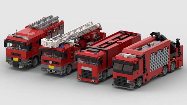 Four firetrucks V2