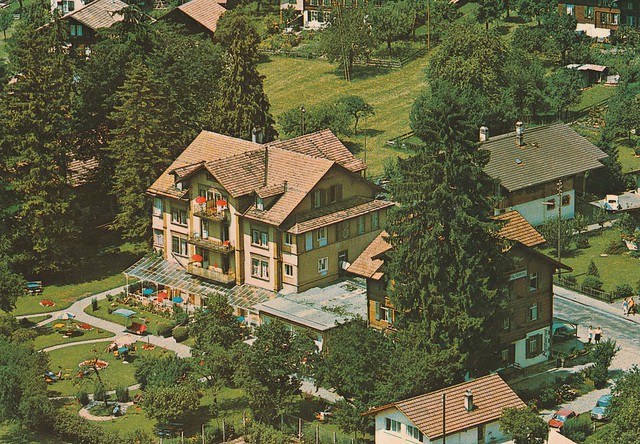 Switzerland - Wilderswil (Village and a municipality in the Interlaken-Oberhasli administrative district - Hotel ''Alpenrose'')