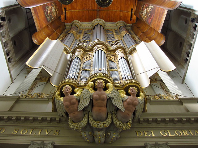 Van Hagerbeer/Schnitger Organ in St. Laurenskerk, Alkmaar, The Netherlands