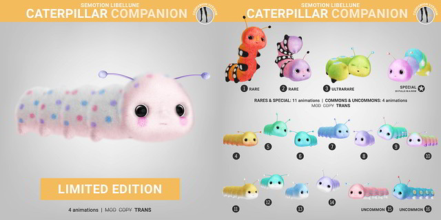 SEmotion Libellune Caterpillar Companion
