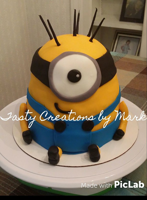 Minion Cake from Tasty Creations by Mark