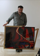 My first Attesa print, being unpacked