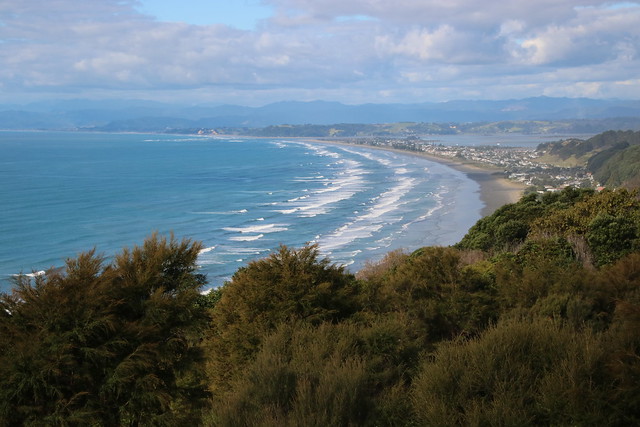 Looking down on Ohope Beach