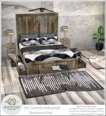 DD Livonia Industrial Bedroom Set-Adult