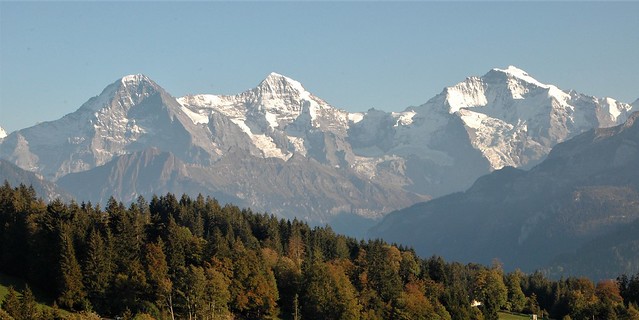 Des del Beatenberg (Eiger, Mönch i Jungfrau)