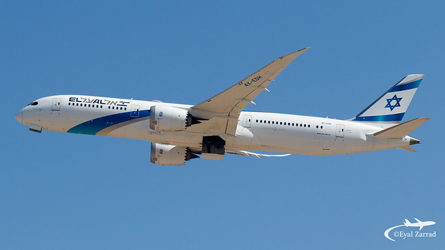 TLV - El Al Boeing 787-9 4X-EDH