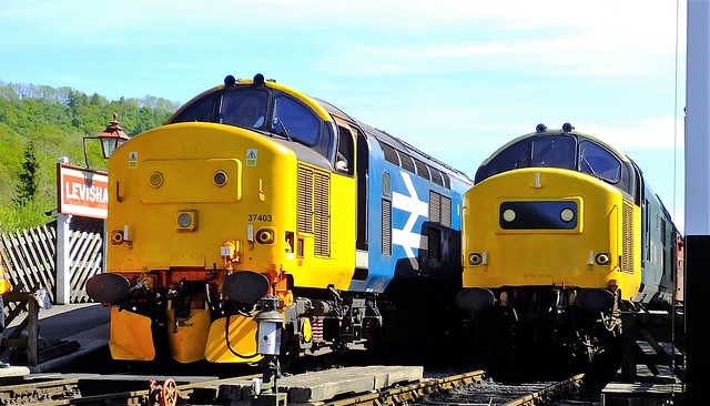Class 37's at the NYMR .